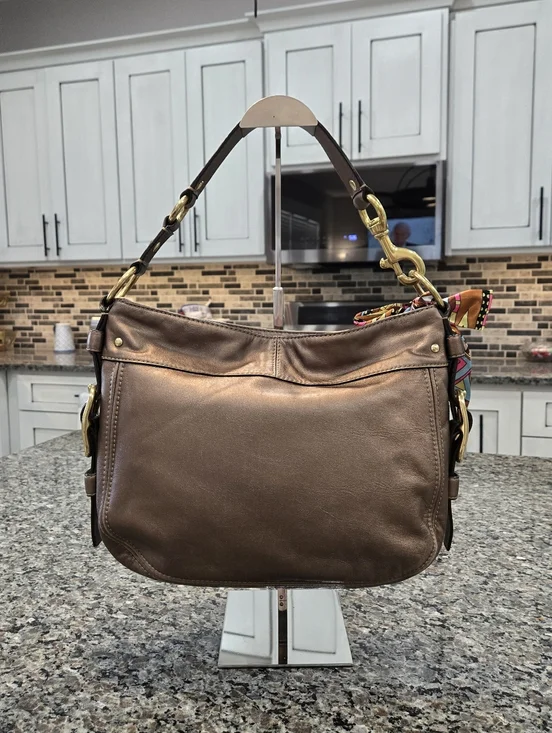Coach Zoe Hobo Shoulder Bag - Picture 4 of 14